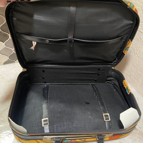 Vintage floral mini retro  suitcase 14” fantastic - Picture 8 of 10